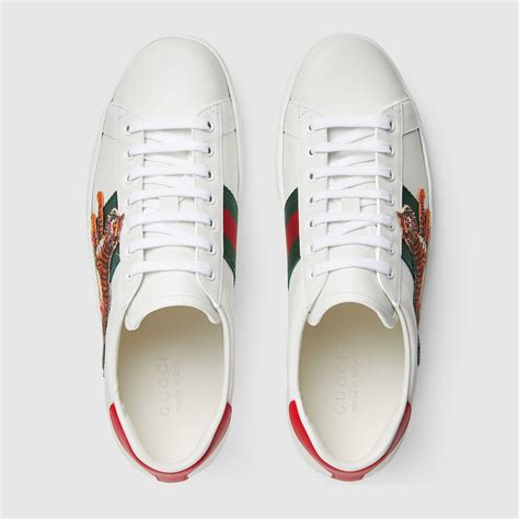 new ace sneaker gucci|Gucci ace tiger sneakers.